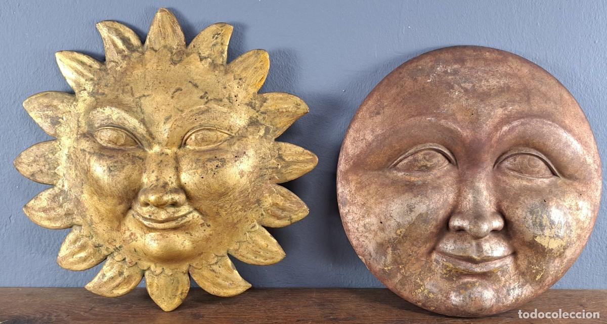 Arte: Antoni Bellmunt Trafach (Barcelona, 1914 &ndash; 1988). Sol y Luna, tallas en madera 1974