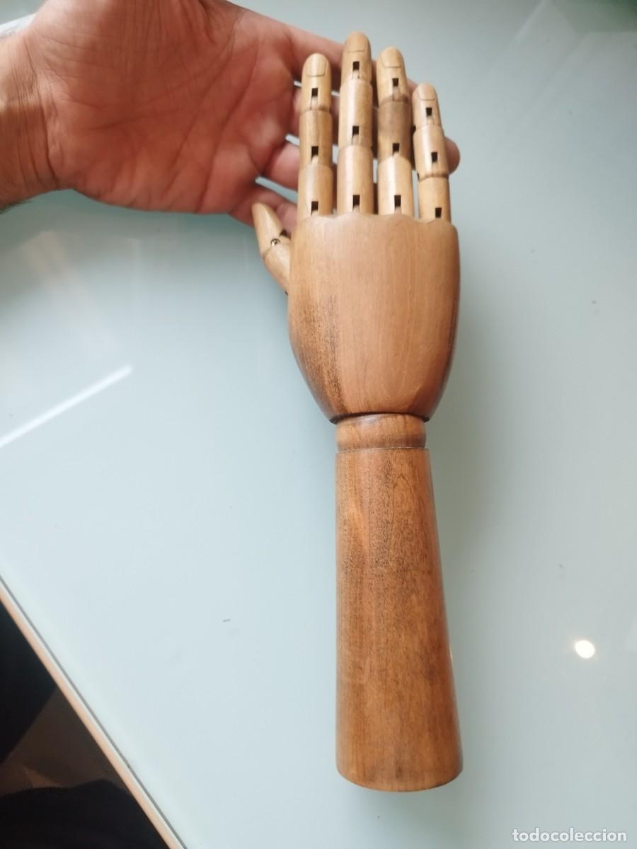 Arte: Maniqu&iacute; de Mano de Madera Flexible - Expositor de Joyas / Dibujo.