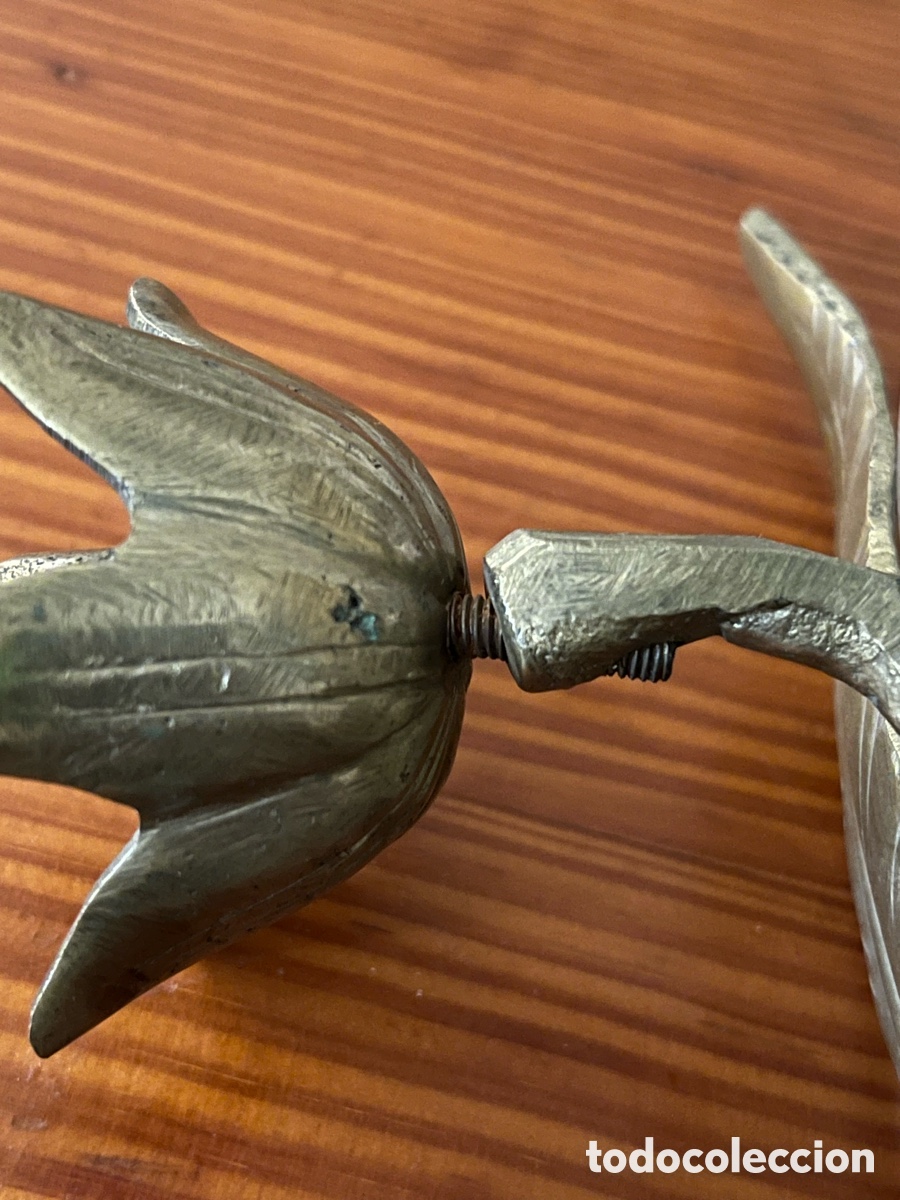 Arte: Cenicero flor bronce - Foto 3