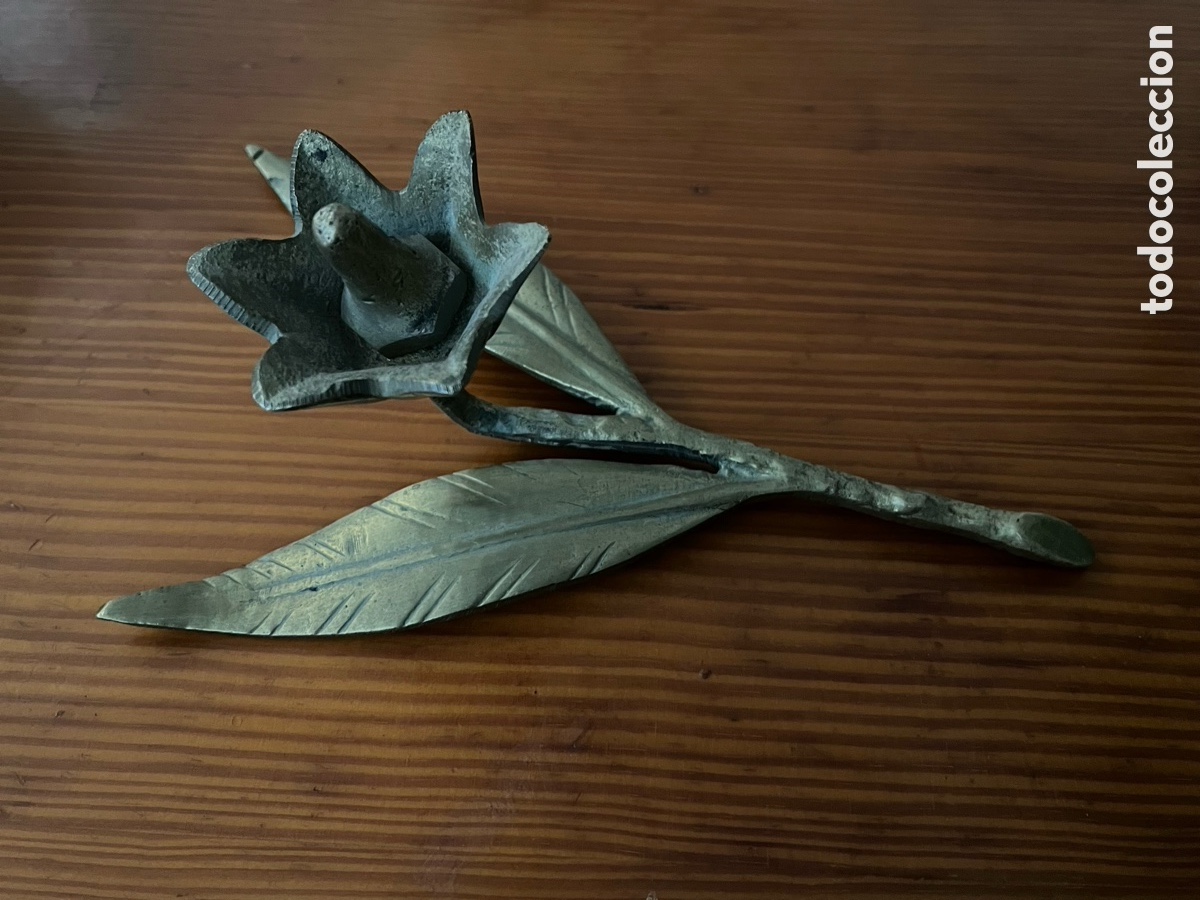 Arte: Cenicero flor bronce - Foto 7