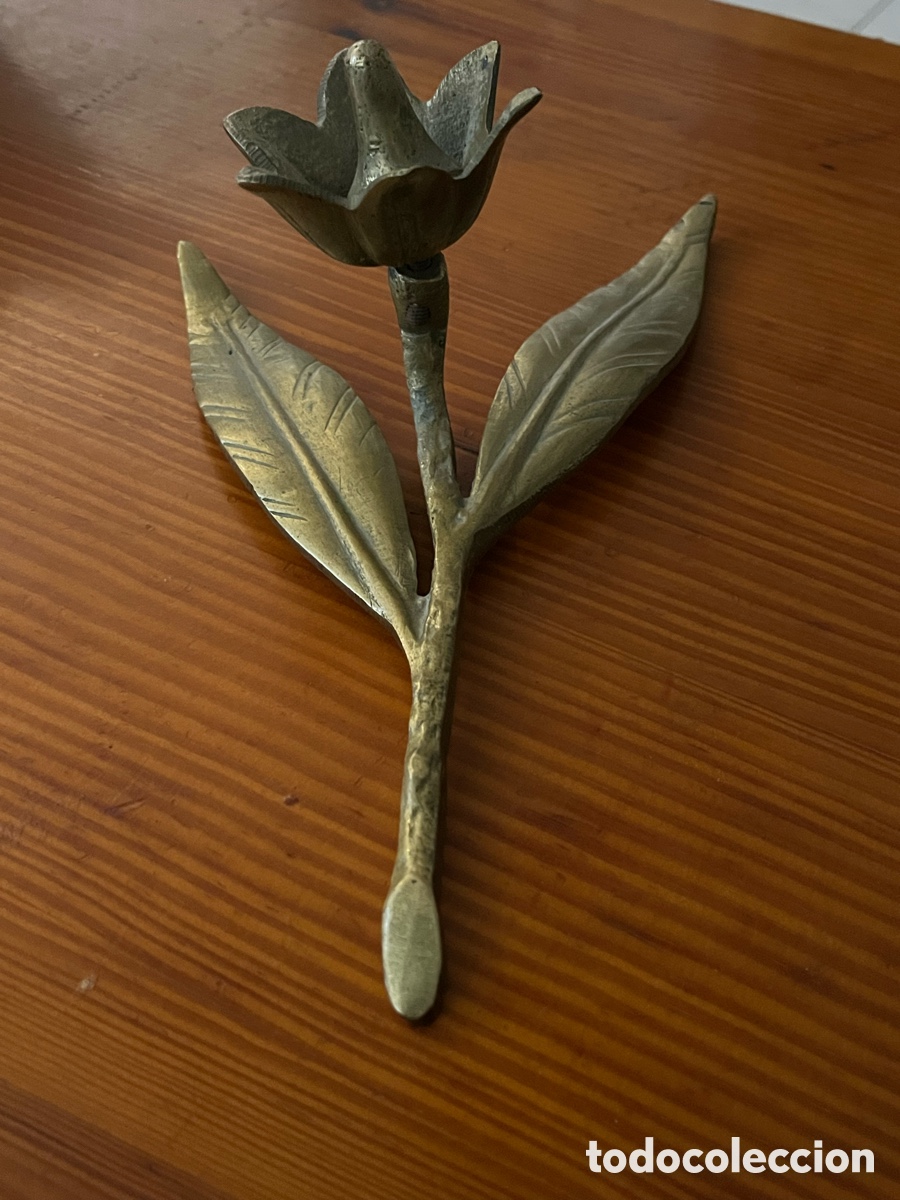 Arte: Cenicero flor bronce - Foto 1