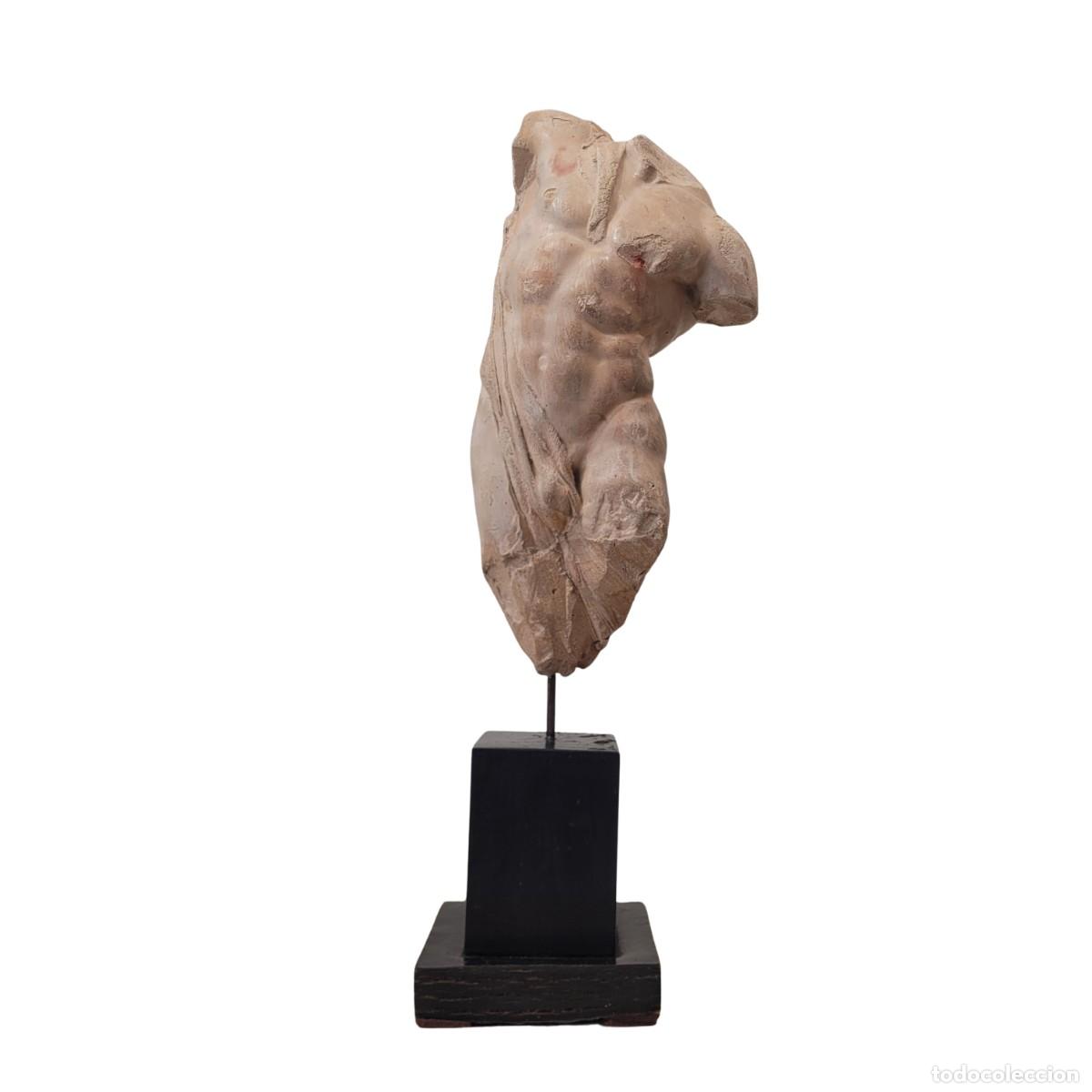 Arte: Torso clasicista en escayola, s. XX - Francia