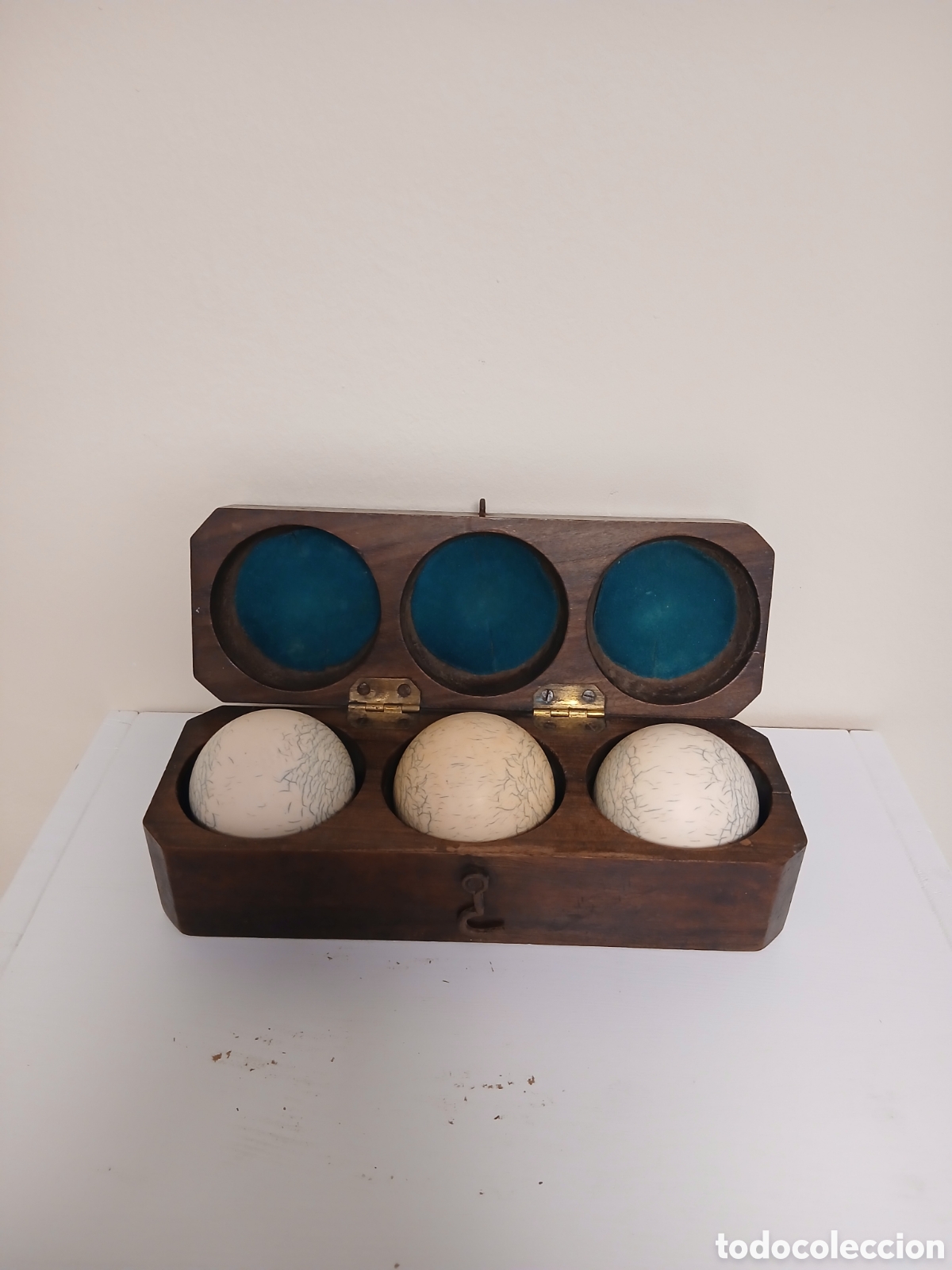 Arte: Bolas billar muy antiguas. - Foto 8