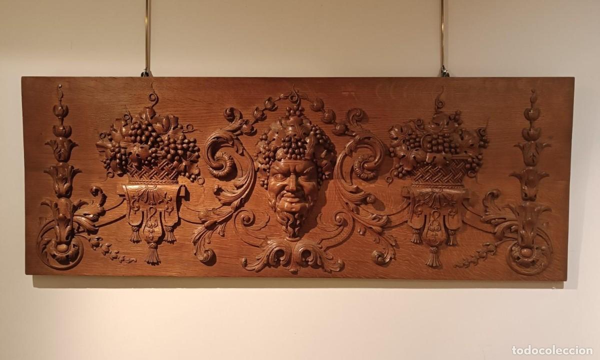 Arte: PANEL TALLADO EN ALTO RELIEVE, TRABAJO DE MAESTR&Iacute;A SIGLO XIX-XX