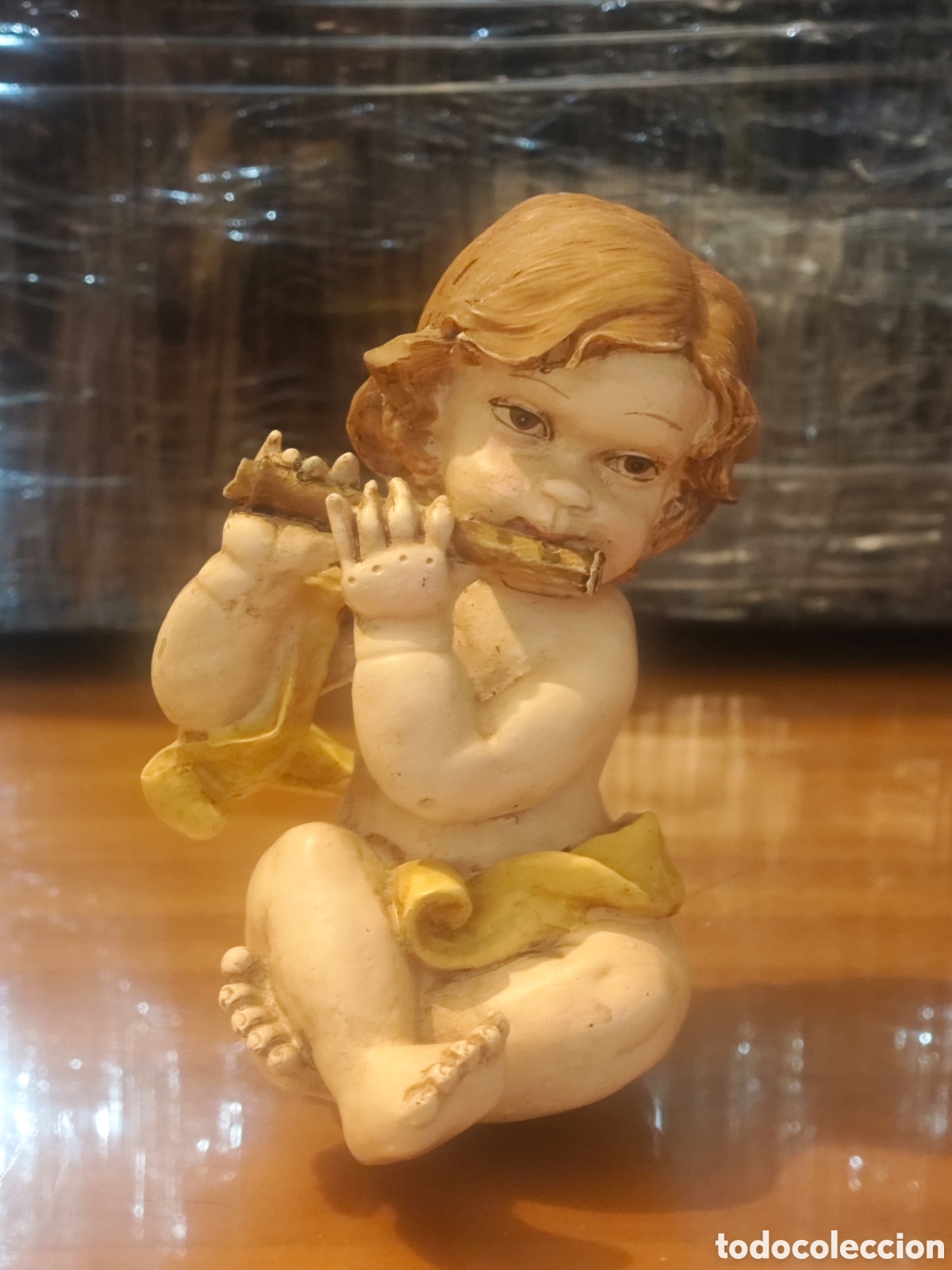 Arte: Antigua Figura Querubin. - Foto 1
