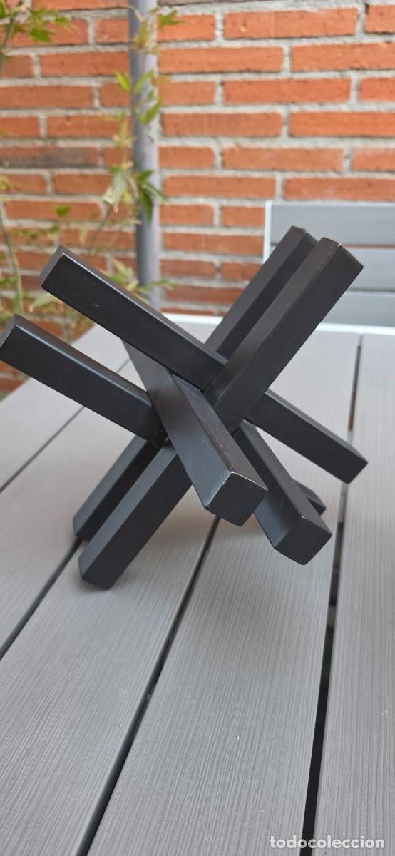 Arte: Preciosa escultura cruces de hierro