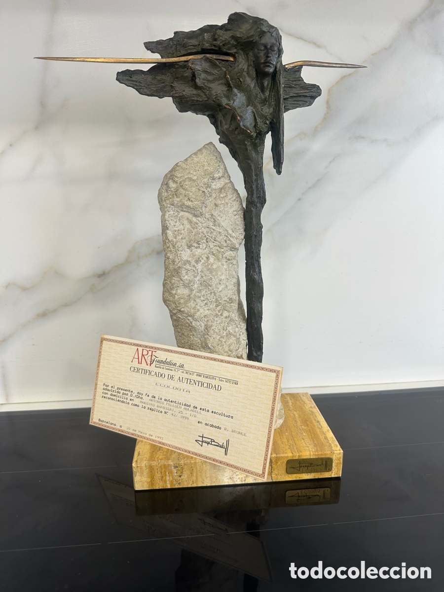 Arte: Escultura &rdquo;Ecolog&iacute;a&rdquo; de Josep Bofill (1992) - Ed. Limitada N&ordm; 42 con Certificado Art Foundation