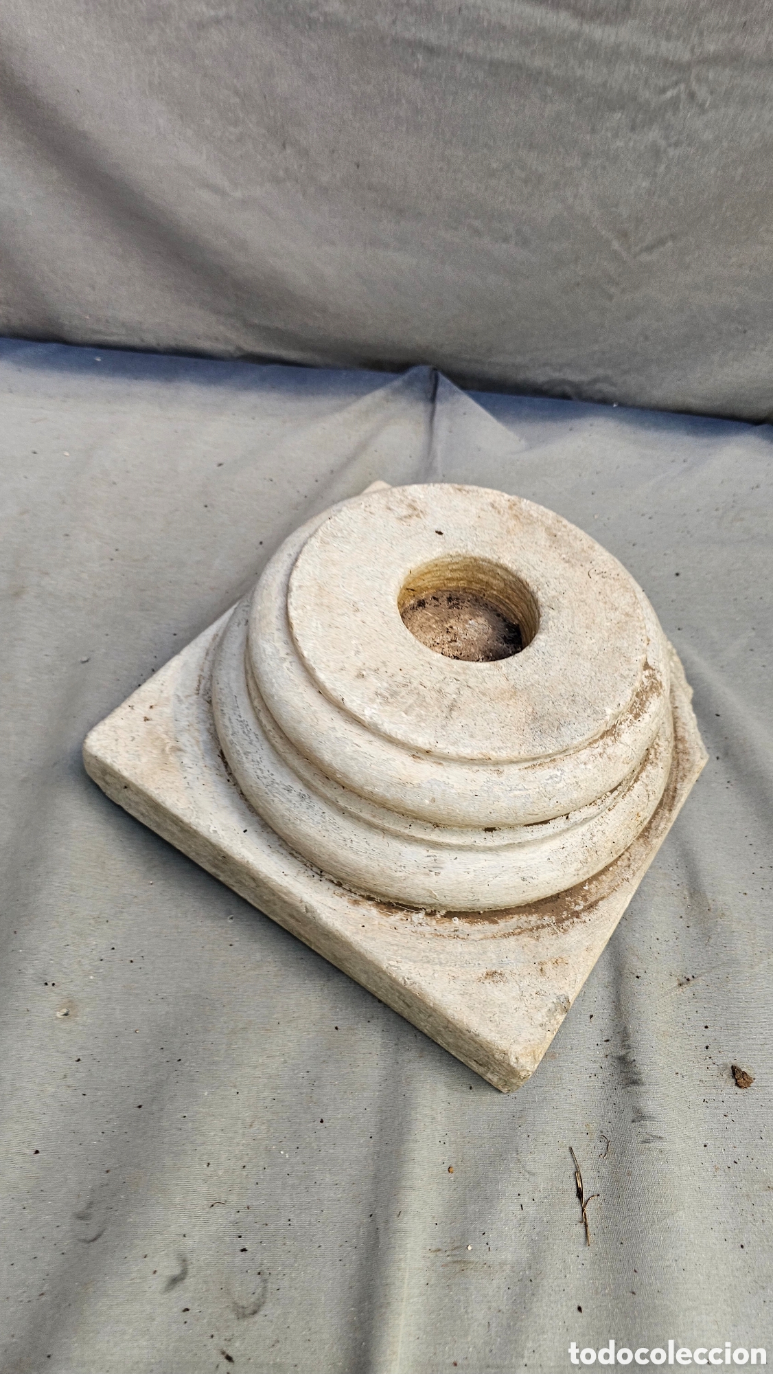 Arte: Antigua base / capitel de m&aacute;rmol - Foto 5