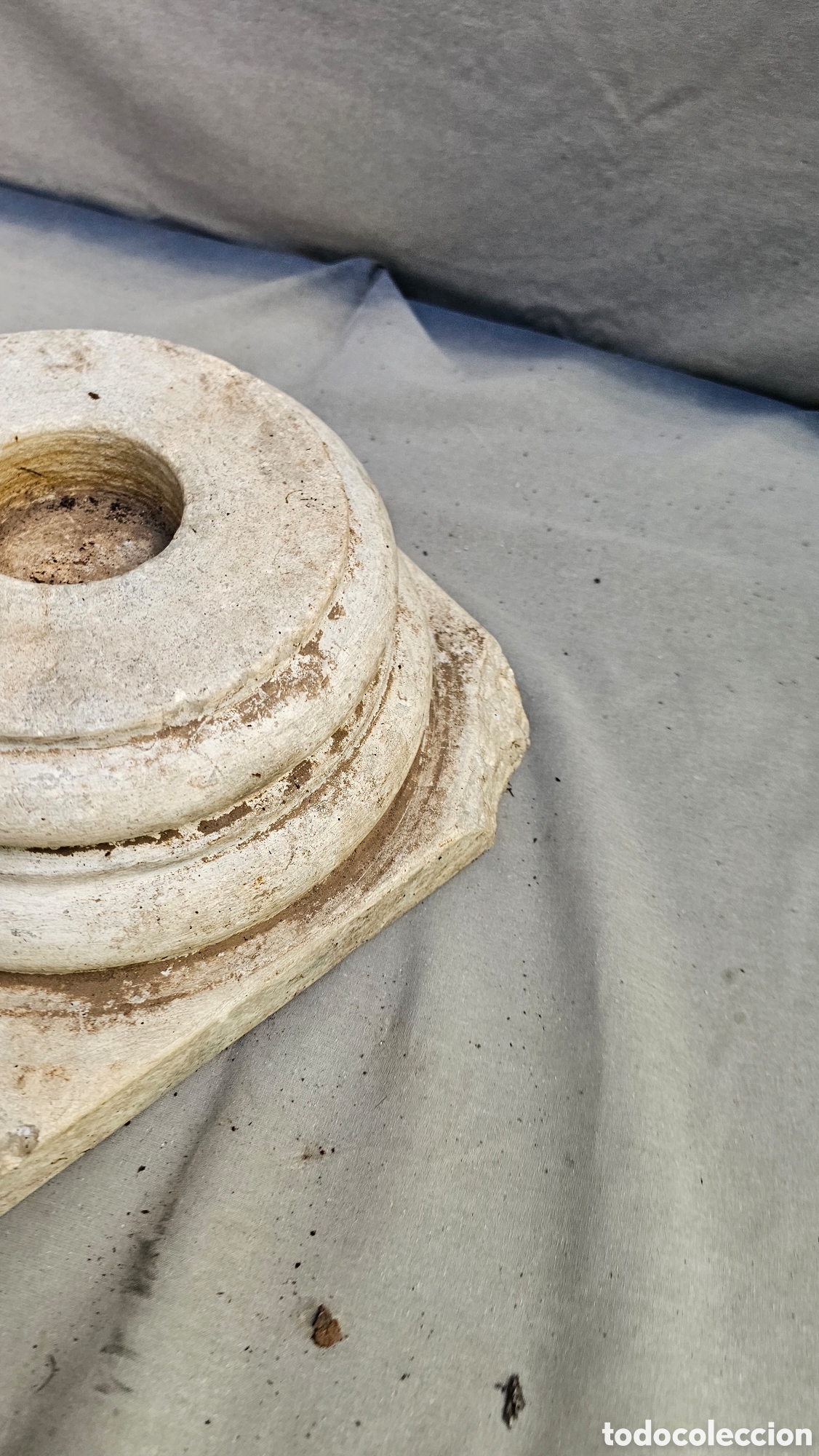 Arte: Antigua base / capitel de m&aacute;rmol - Foto 6