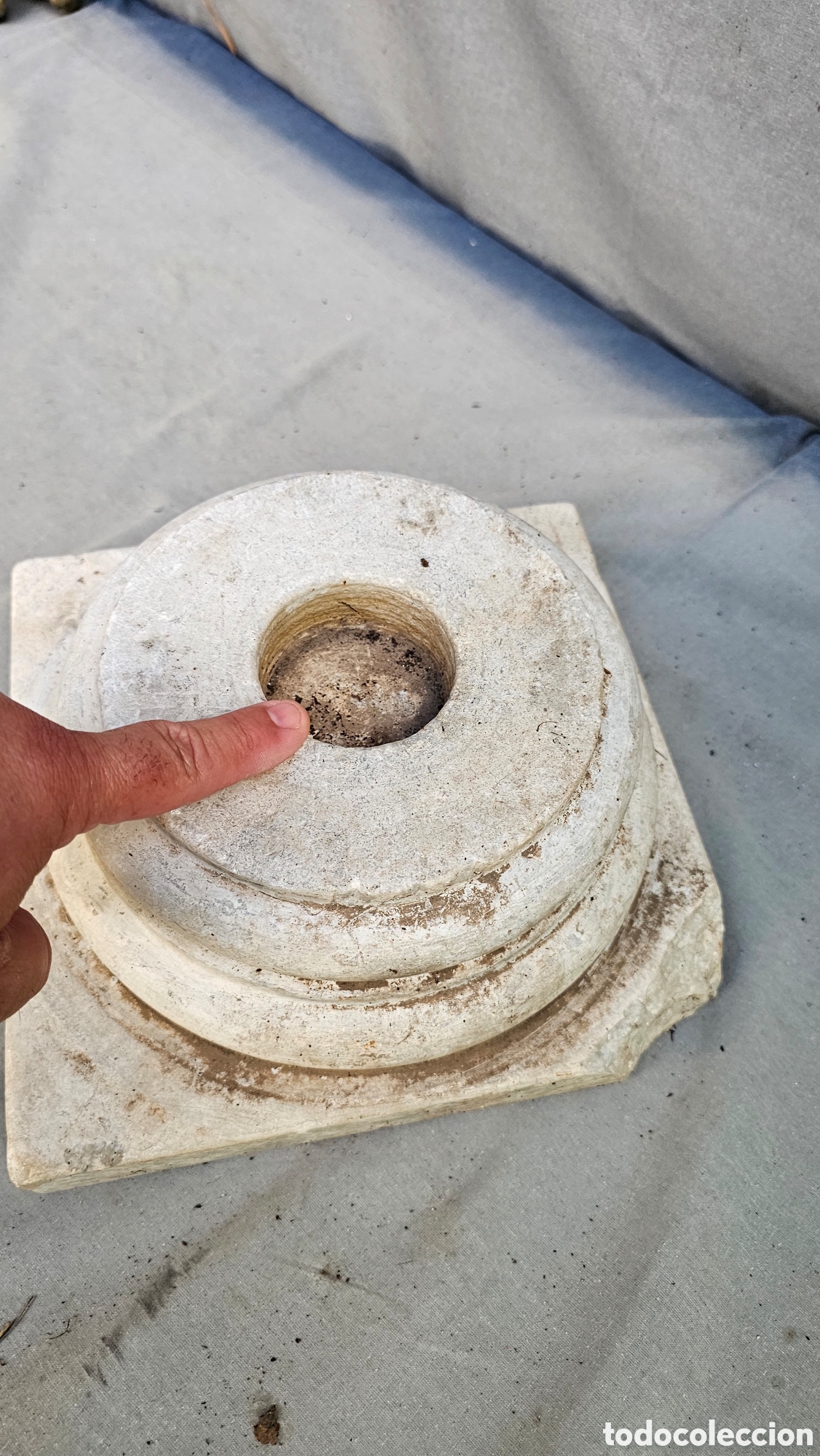 Arte: Antigua base / capitel de m&aacute;rmol - Foto 9