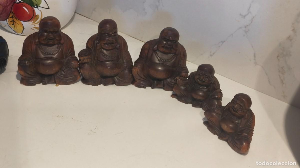 Arte: Sculpture thibetaine 1950 bois fait main