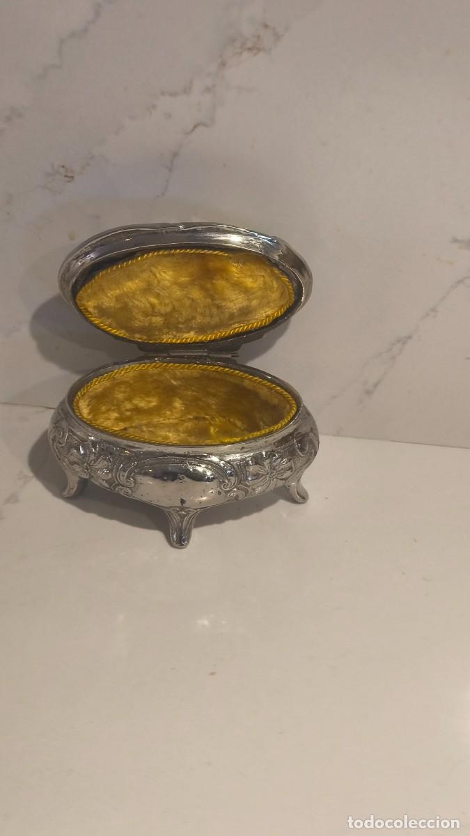 Art: Coffret &agrave; bijoux bronze argent&eacute; 1950