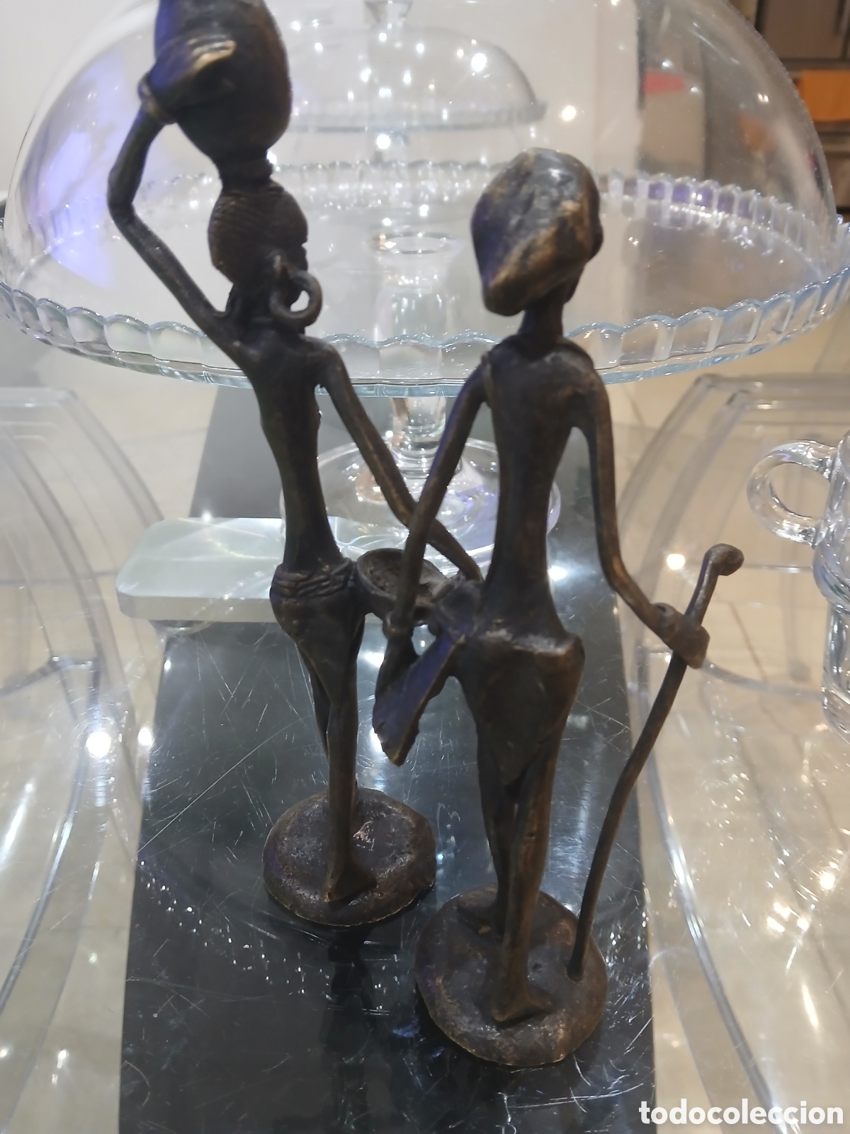 Art: Pareja de bronces antiguos