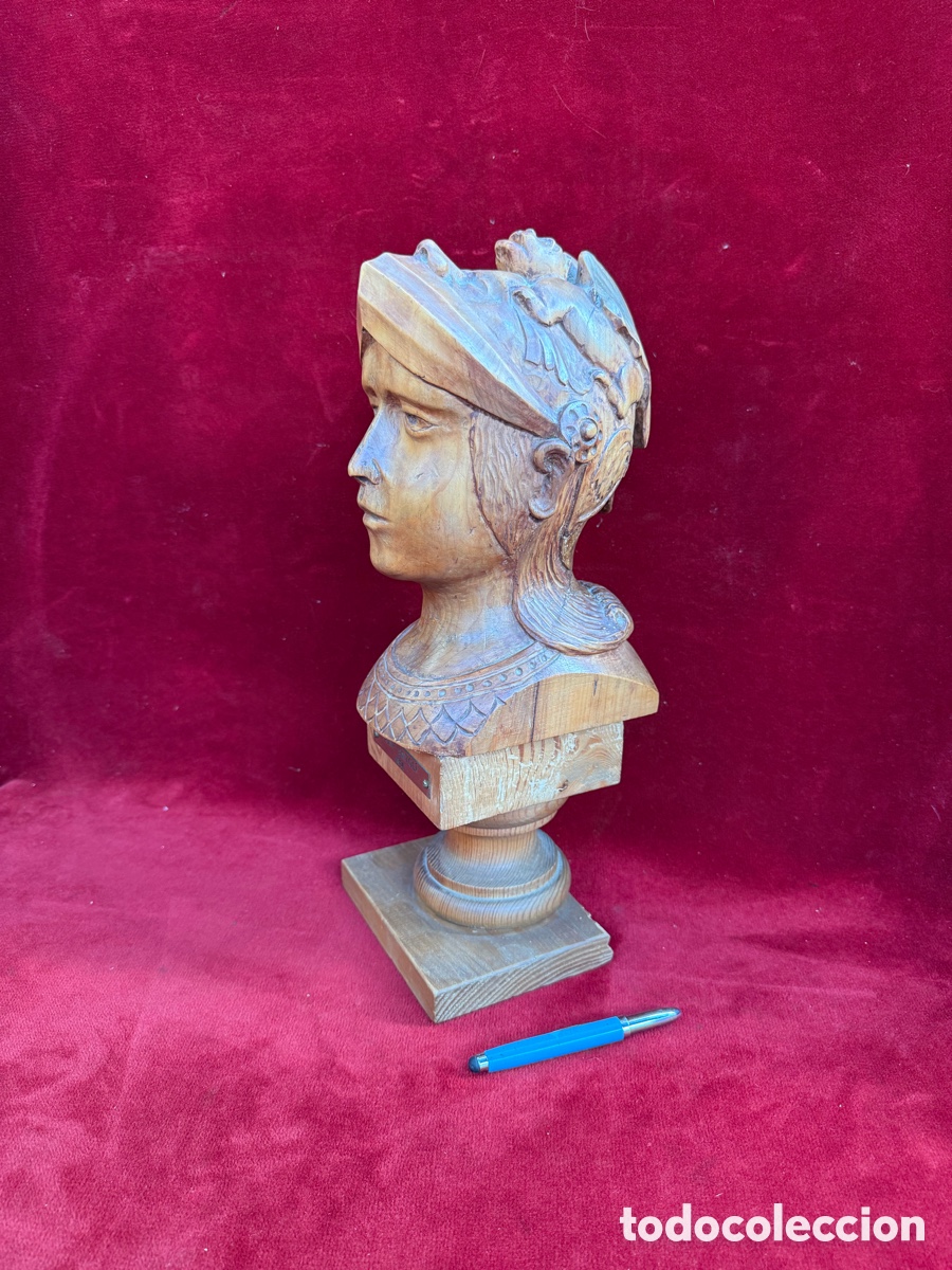 Art: Antigua escultura tallada en madera,Gargola,1914