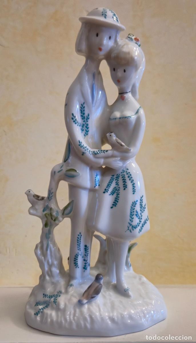 Arte: Porcelana Rosenthal Raymon Peynet. Rara