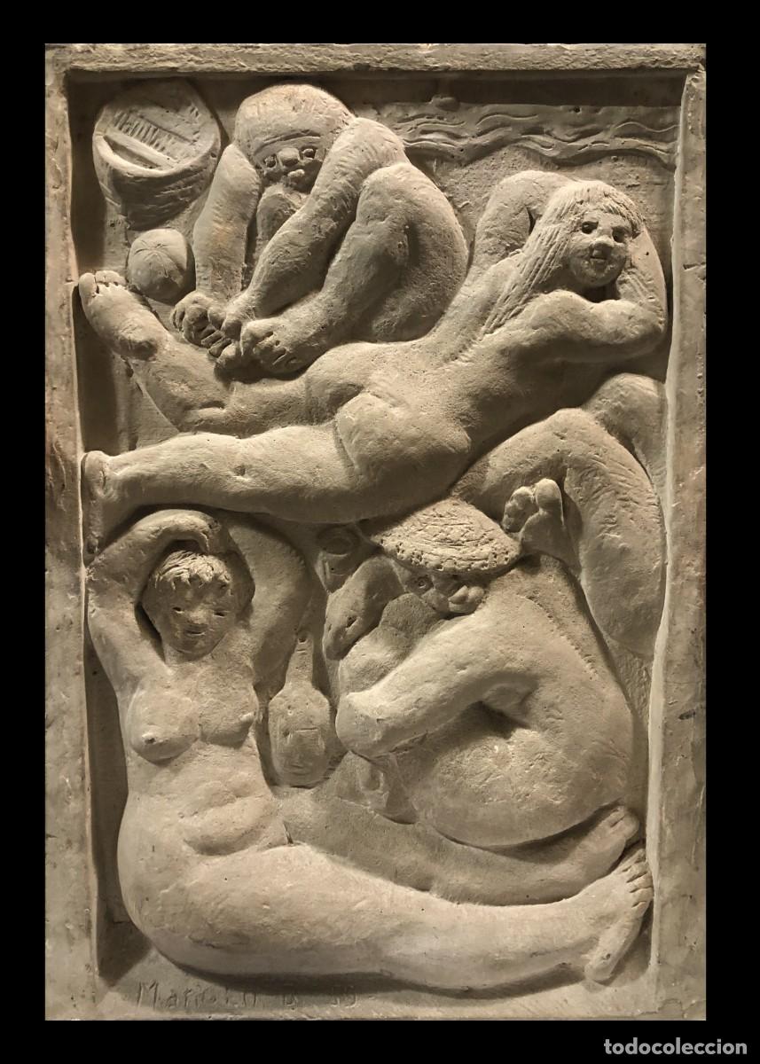 Arte: INTERESANTE RELIEVE EN PIEDRA, ESTILO CONTEMPORANEO