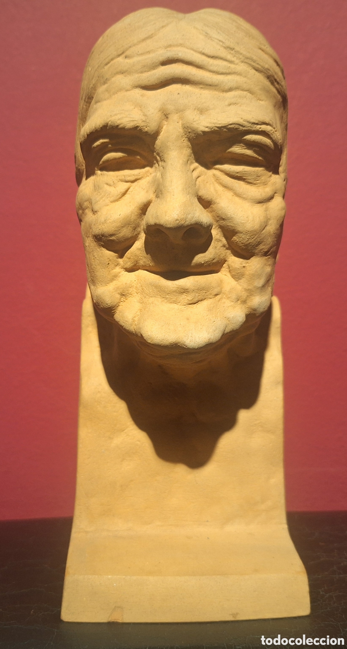Arte: CABEZA DE ANCIANA POR PERE VIDIELLA (1893-1975). FECHADA EN 1935.
