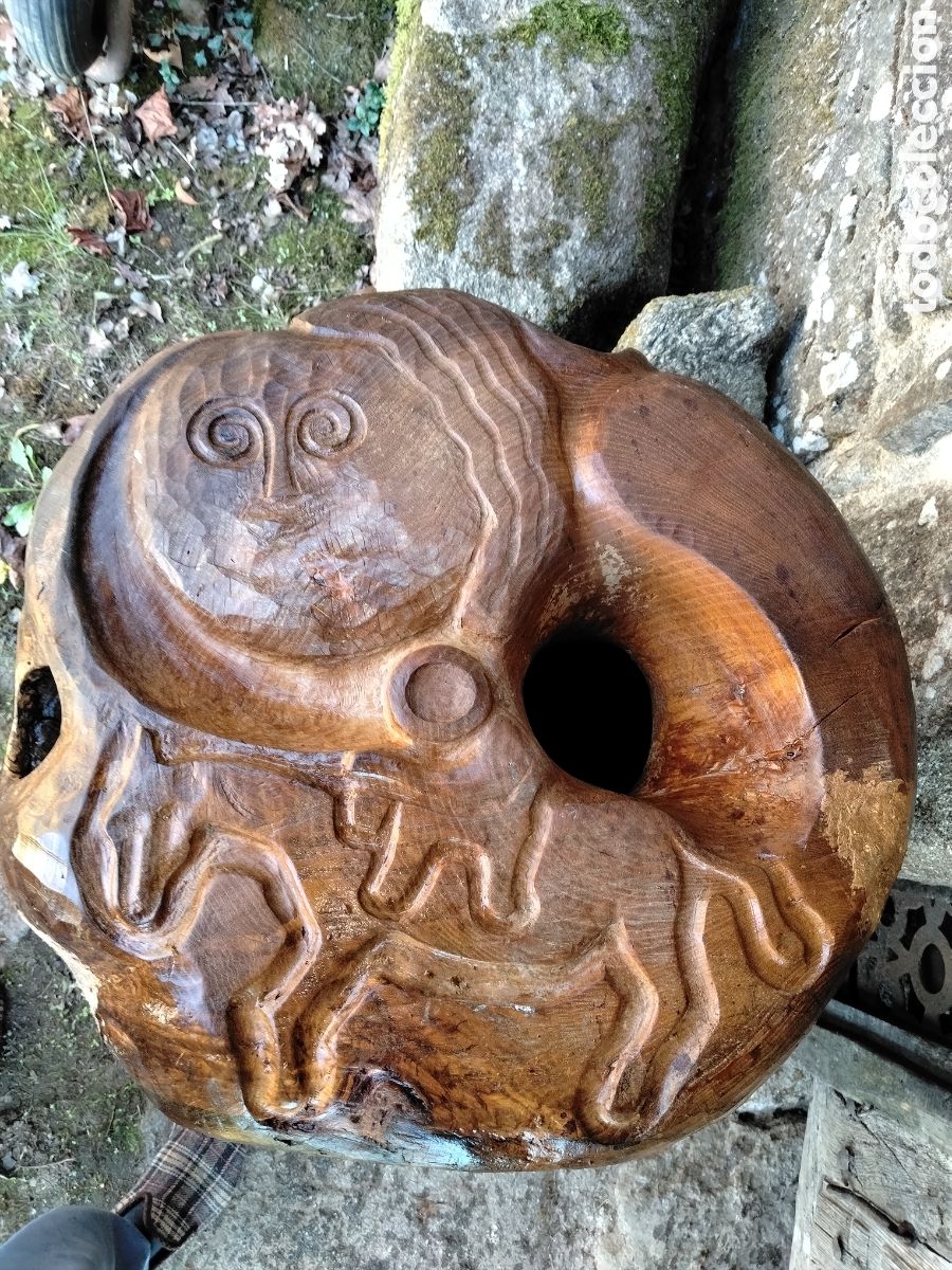 Arte: Escultura en madera de Eiravella.