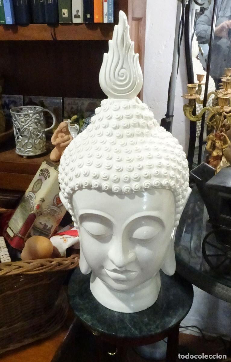 Arte: BUSTO DE BUDA BUDDHA CERAMICO TECXX 517