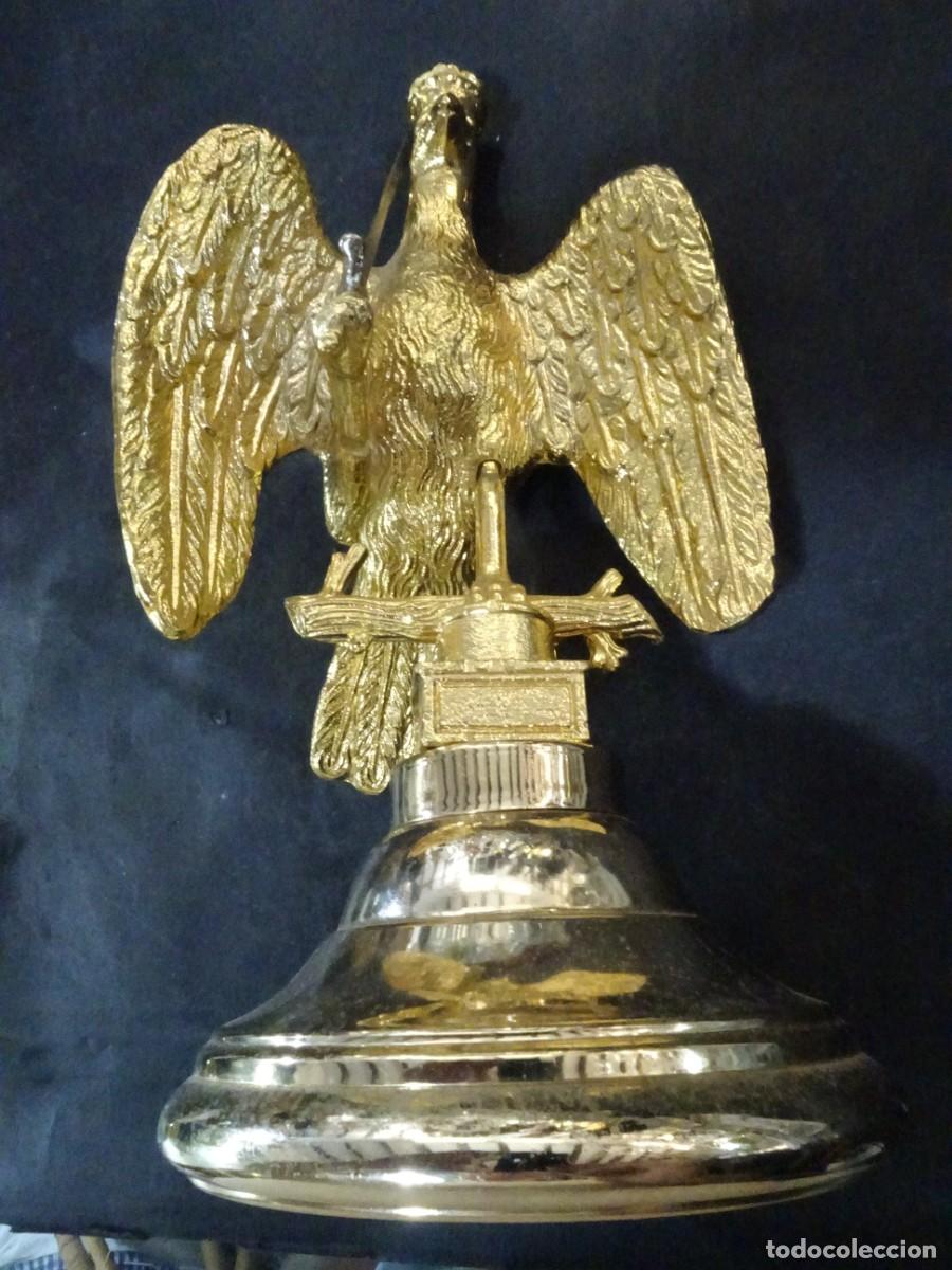 Arte: ESCULTURA EN BRONCE DE AGUILA CON ESPADA TECXX 524