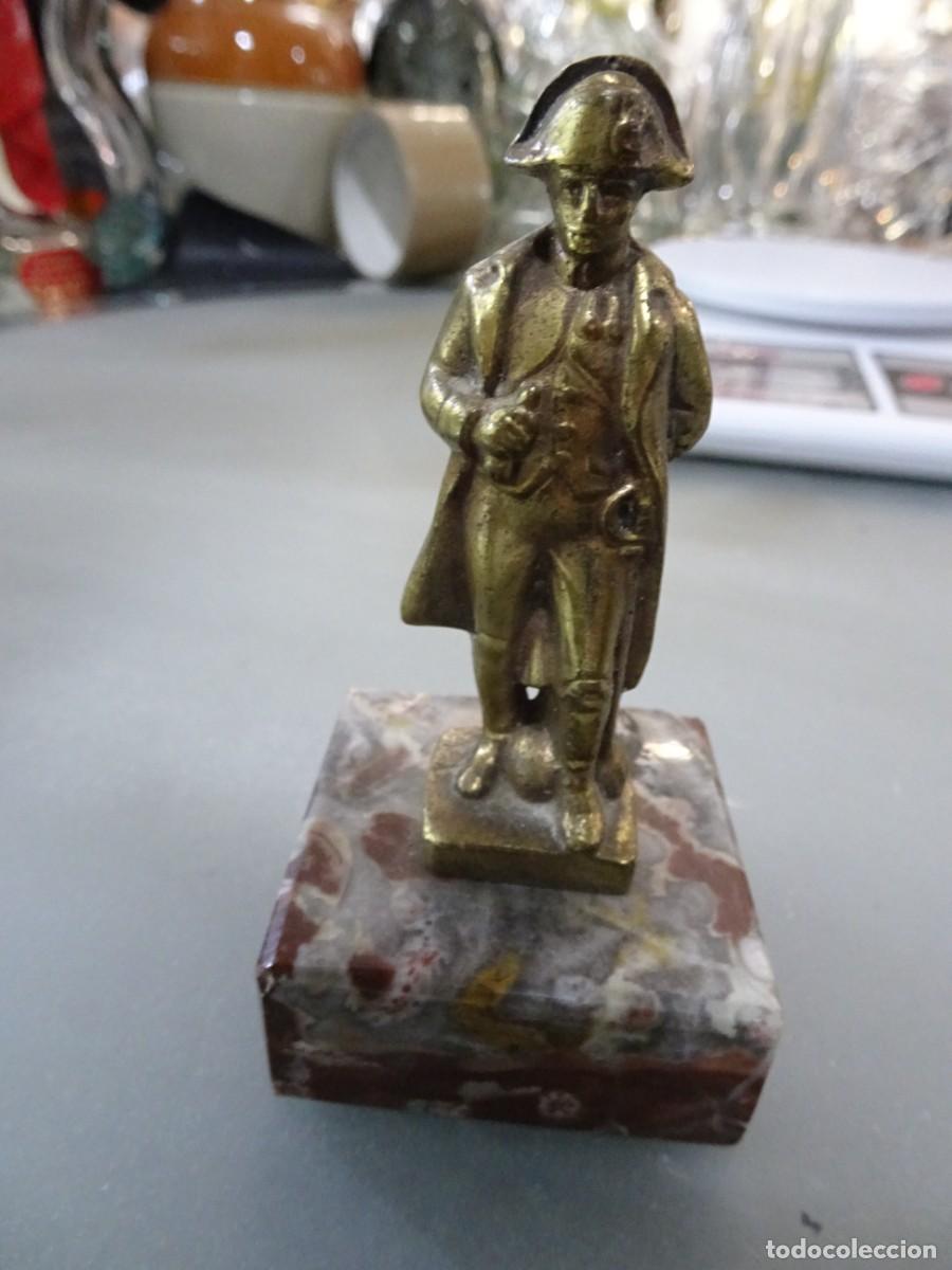 Arte: FIGURA EN BRONCE DE NAPOLEON BONAPARTE CON BASE DE MARMOL TECXX 527
