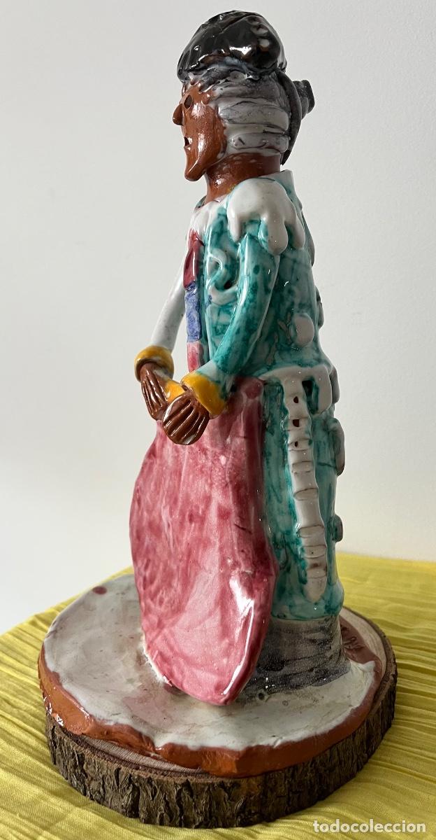 Arte: TORERO CON TRAJE TURQUESA - Foto 4
