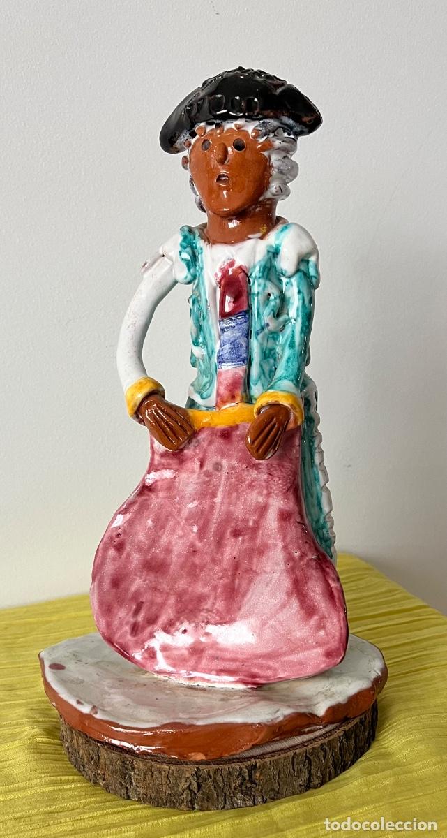 Arte: TORERO CON TRAJE TURQUESA - Foto 1