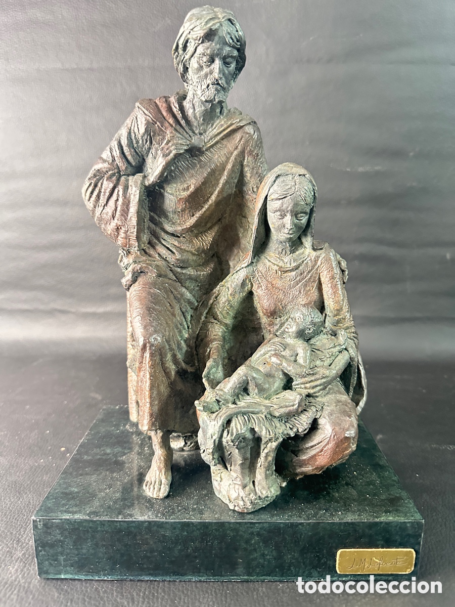 Arte: Escultura de Jose Maria Lafuente. Resina patinada bronce