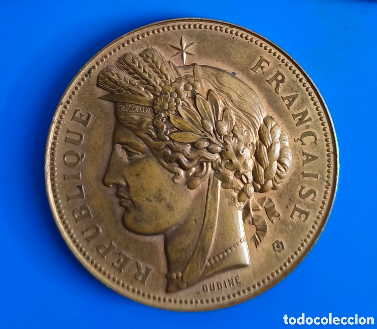Arte: Medalla conmemorativa bronce