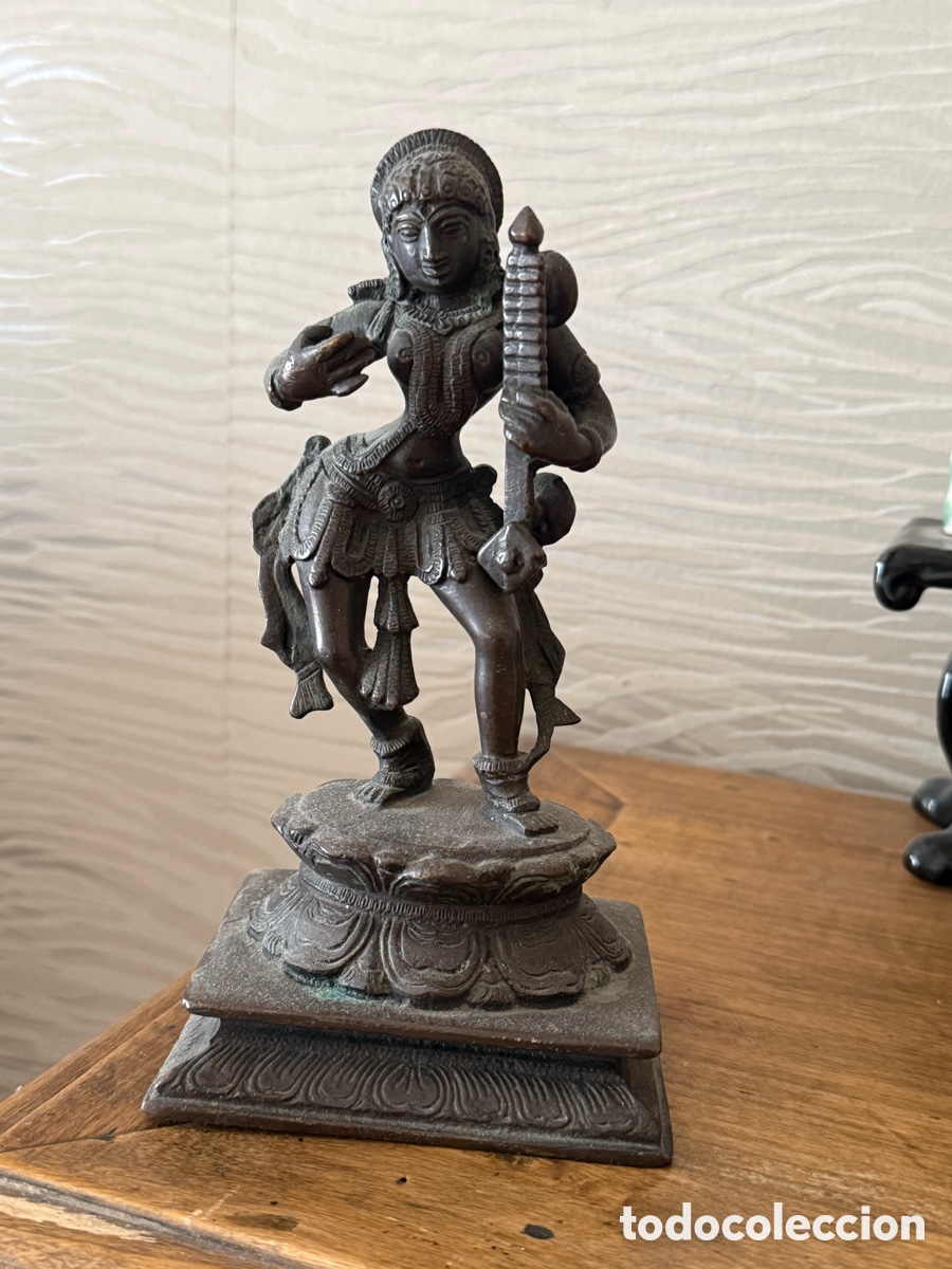Arte: Escultura Bronce. DEIDAD INDU . siglo XIX