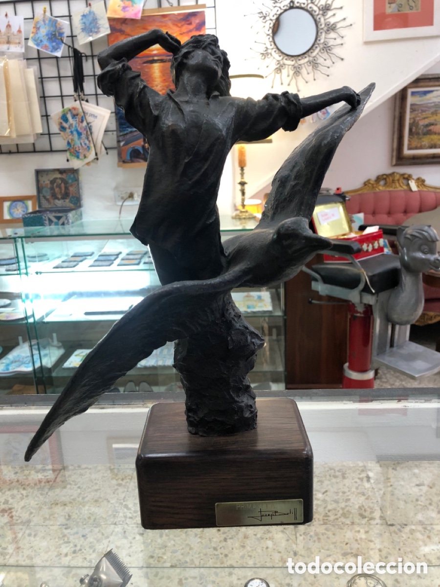 Arte: Escultura de Bronce Patinado &rdquo;Primavera&rdquo; - Firmada por Josep Bofill (Original)