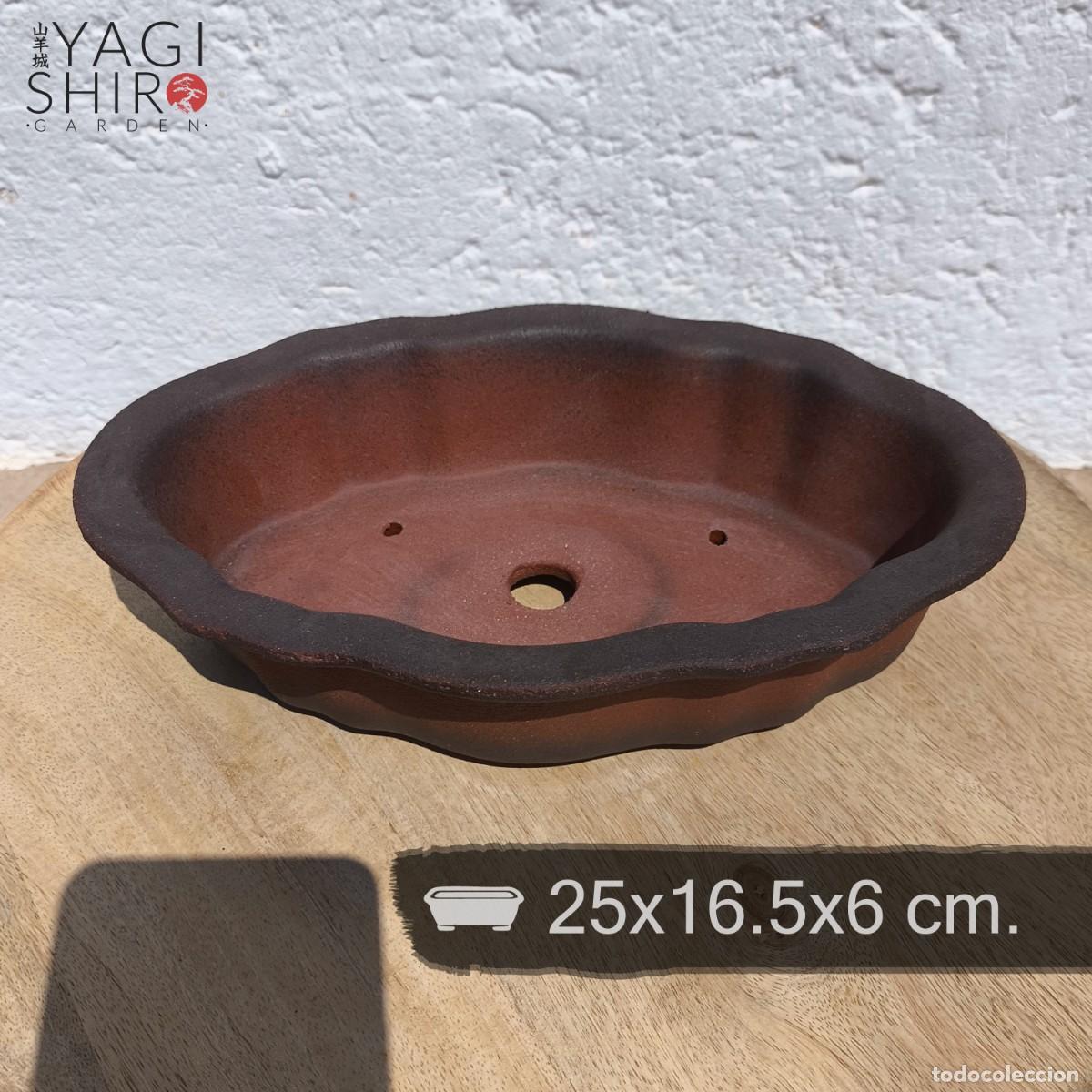 Arte: Maceta Bons&aacute;i Yixing Terracota Marr&oacute;n