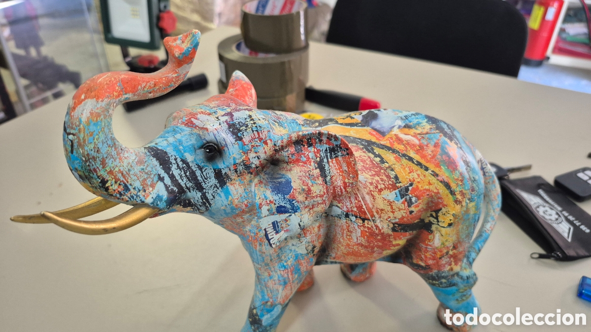 Arte: Escultura pop art elefante
