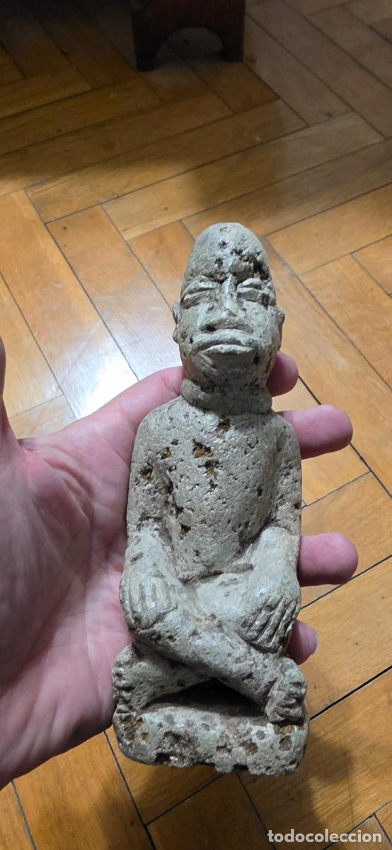 Arte: Preciosa escultura piedra Ntadi del Congo antigua