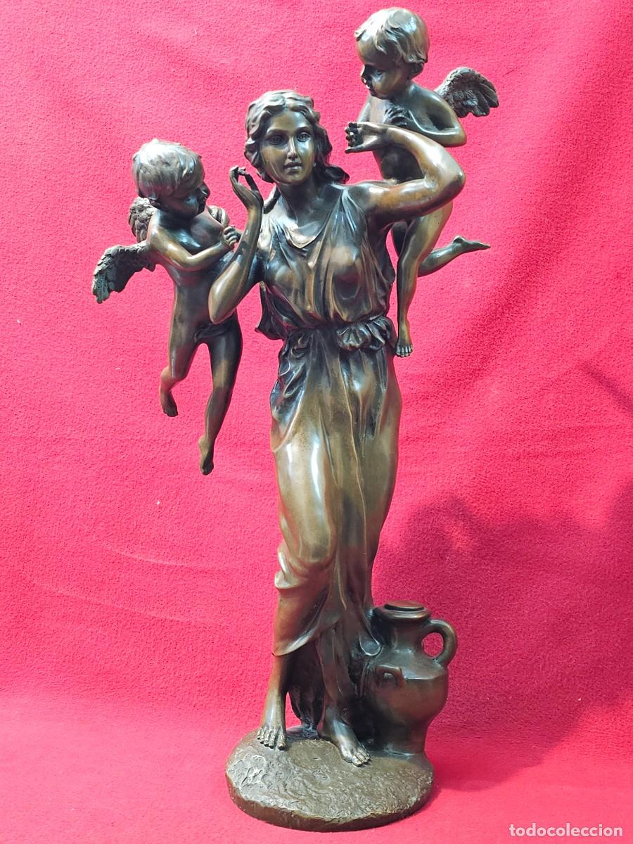 Arte: ESCULTURA DE BRONCE ANTIGUA