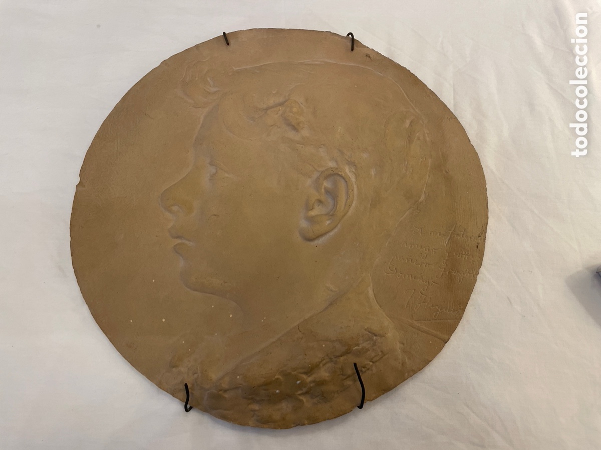 Arte: Tondo de Jacinto Higueras Fuentes siglo XIX