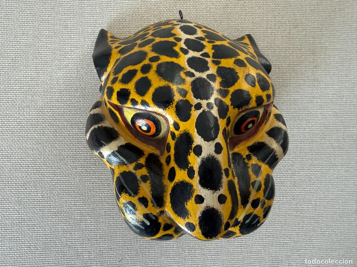 Arte: M&Aacute;SCARA DECORATIVA MEXICANA &ndash; CABEZA DE JAGUAR