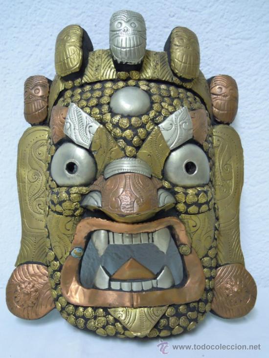 Miguel Ángel Haz todo con mi poder garrapata mascara tibetana autentica - Comprar Arte Étnico Antiguo en todocoleccion -  27548943