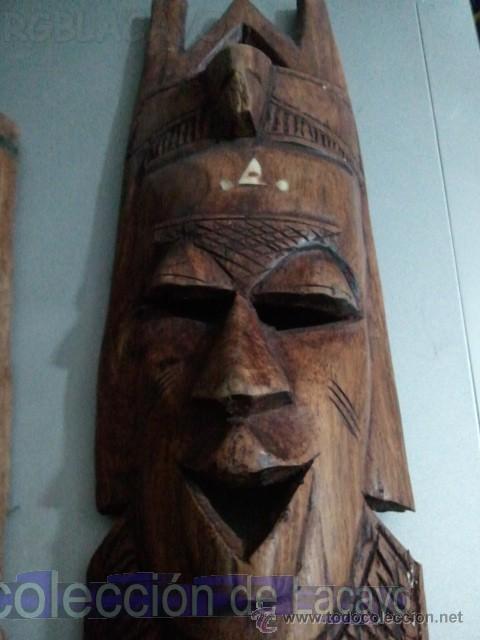 Arte: 2 MASCARAS AFRICANAS 40CMTS APROX. - Foto 3