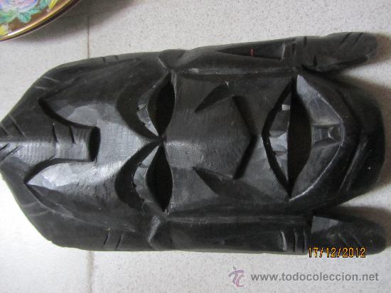 Arte: mascara africana unos 30x20 cms - Foto 2