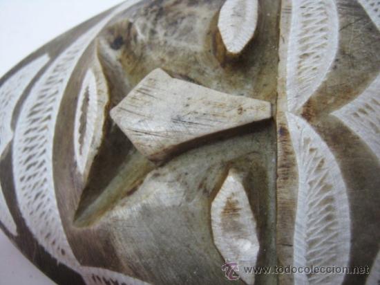 Arte: Bella mascara talla en piedra - Foto 2