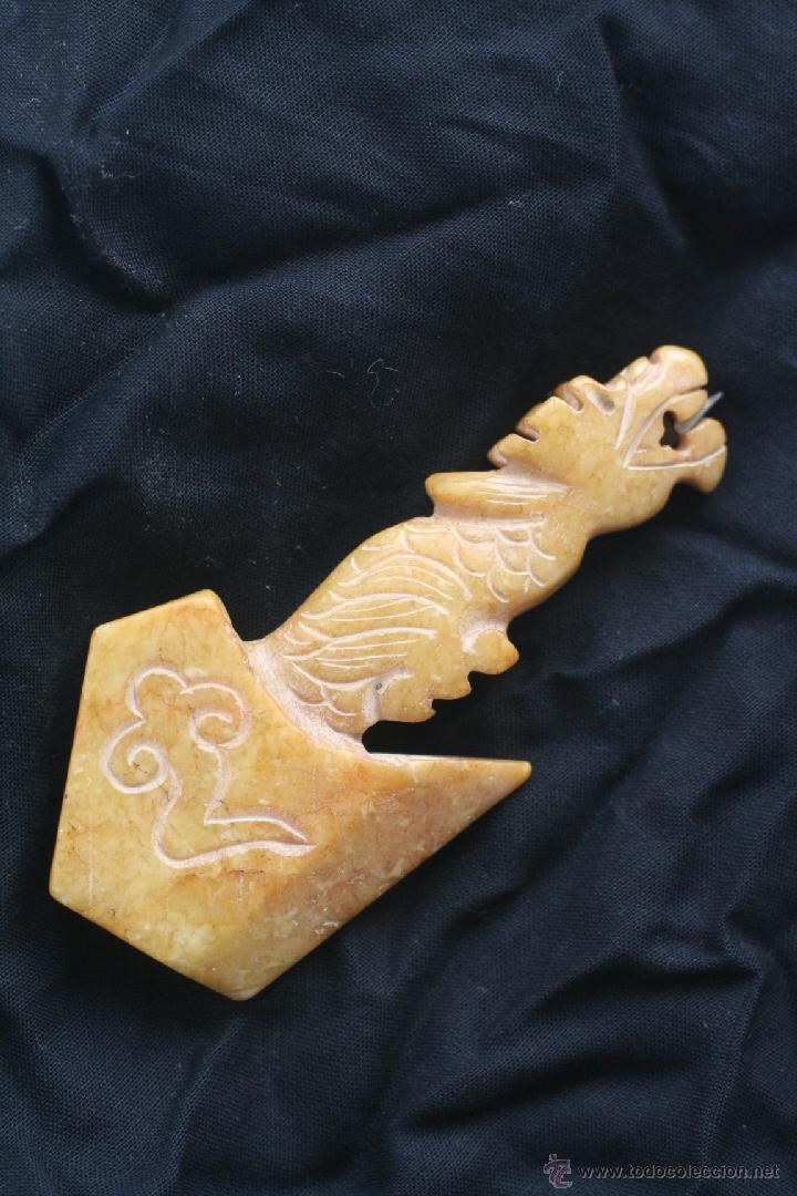 Arte: SELLO JADE DRAGON CHINA - Foto 1