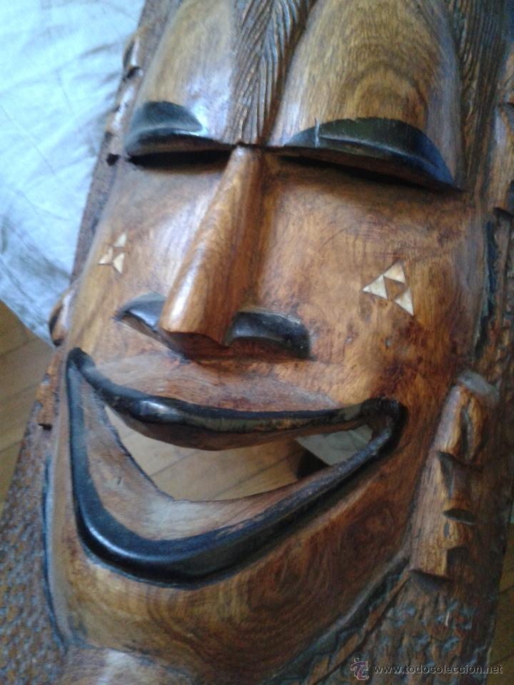 Arte: mascara africana de madera - Foto 2