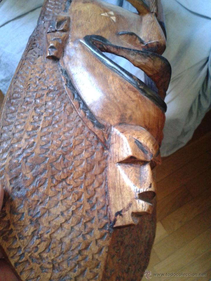 Arte: mascara africana de madera - Foto 4