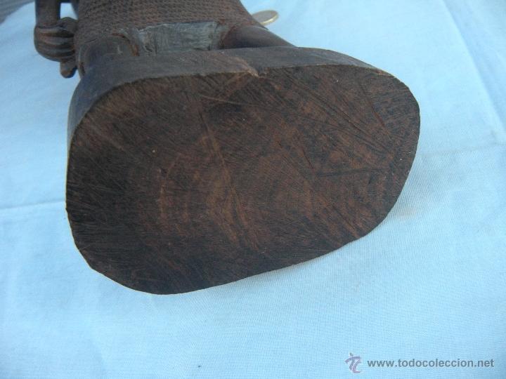 Arte: FIGURA &Eacute;TNICA TALLADA EN MADERA - Foto 3