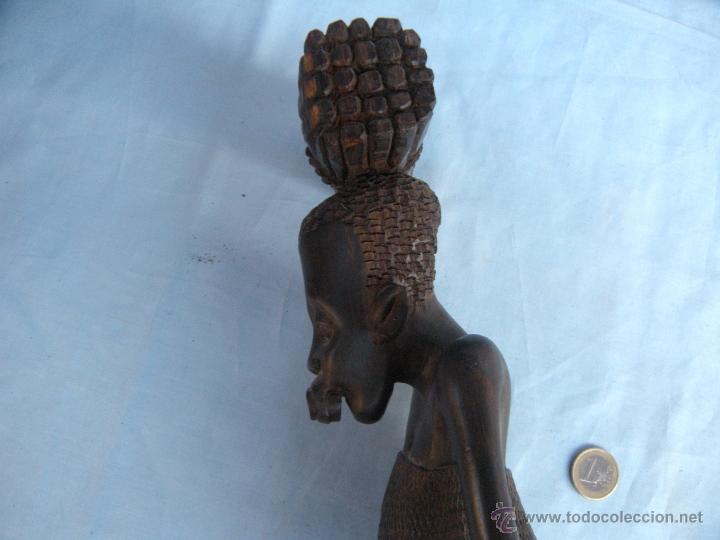 Arte: FIGURA &Eacute;TNICA TALLADA EN MADERA - Foto 7