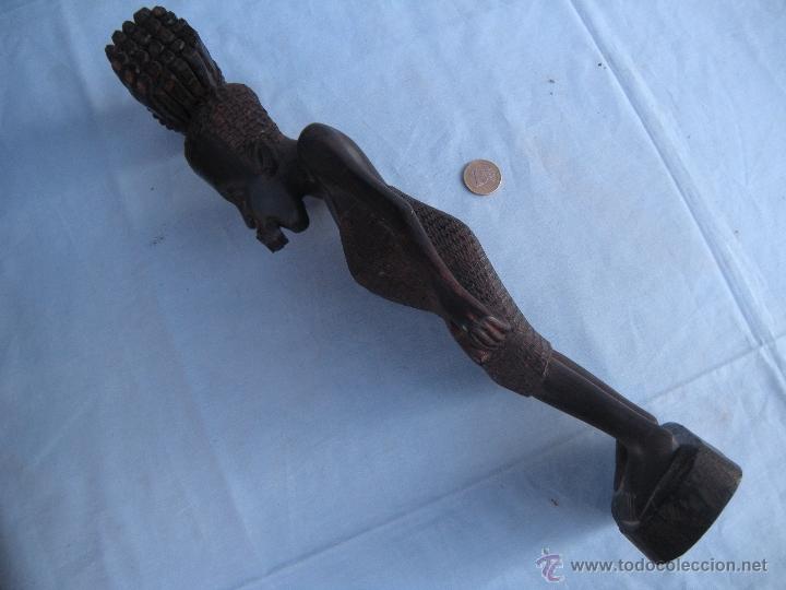 Arte: FIGURA &Eacute;TNICA TALLADA EN MADERA - Foto 8