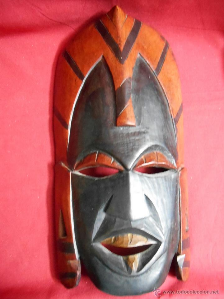 Arte: MASCARA AFRICANA DE MADERA - Foto 3