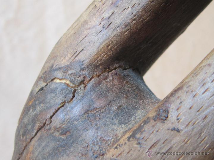 Arte: FIGURA DE AFRICANOS TALLADA EN MADERA - Foto 8