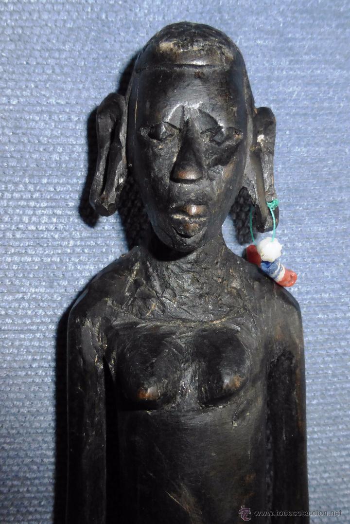 Arte: Talla de Mujer africana en madera de &eacute;bano - Foto 6